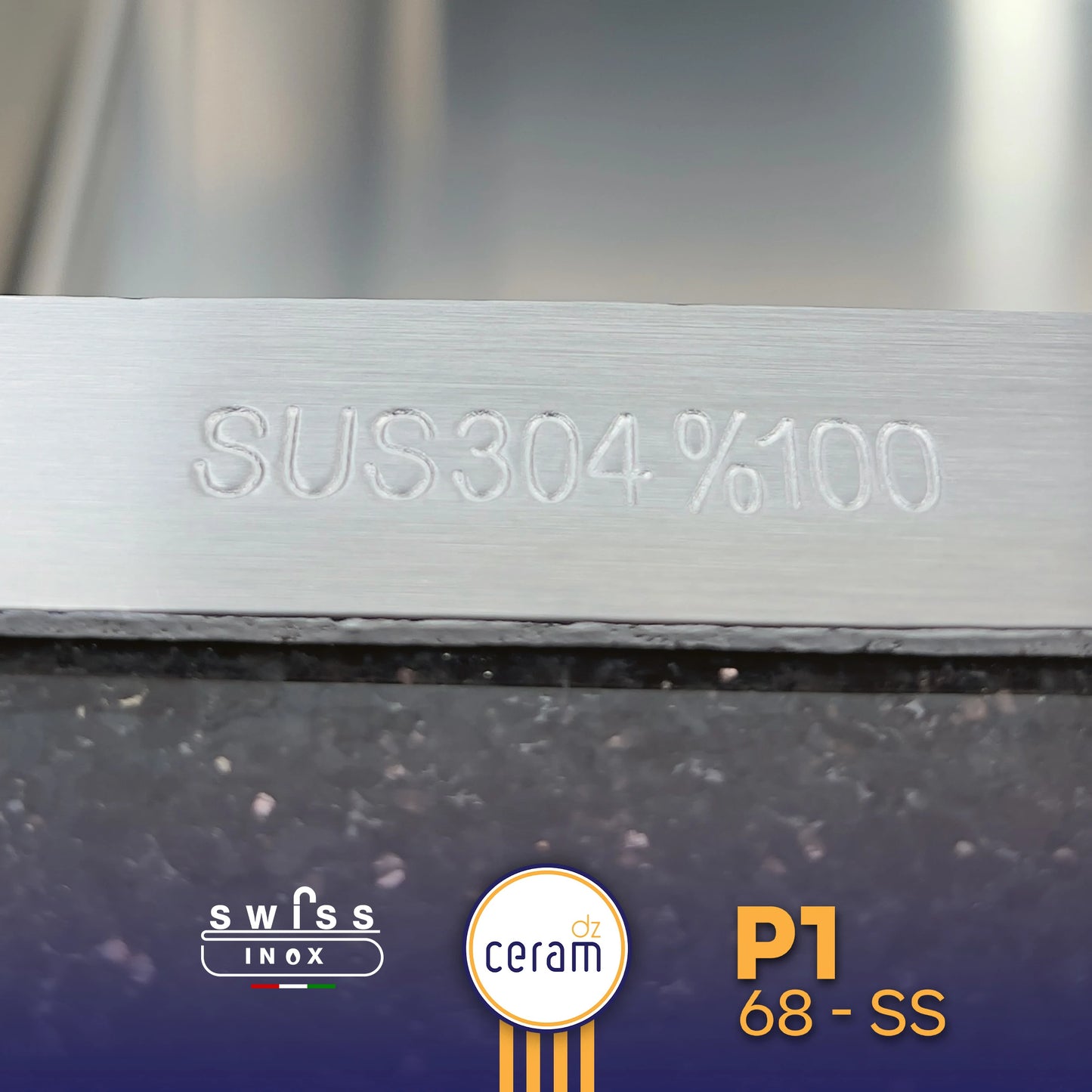 Evier Swiss Inox 68/46