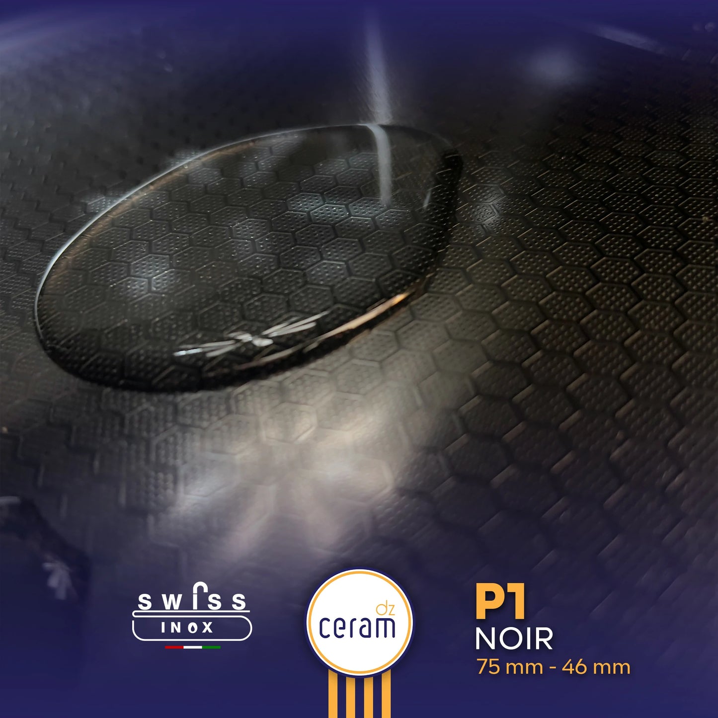 EVIER SWISS INOX P1 NOIR INOX 304 NANO