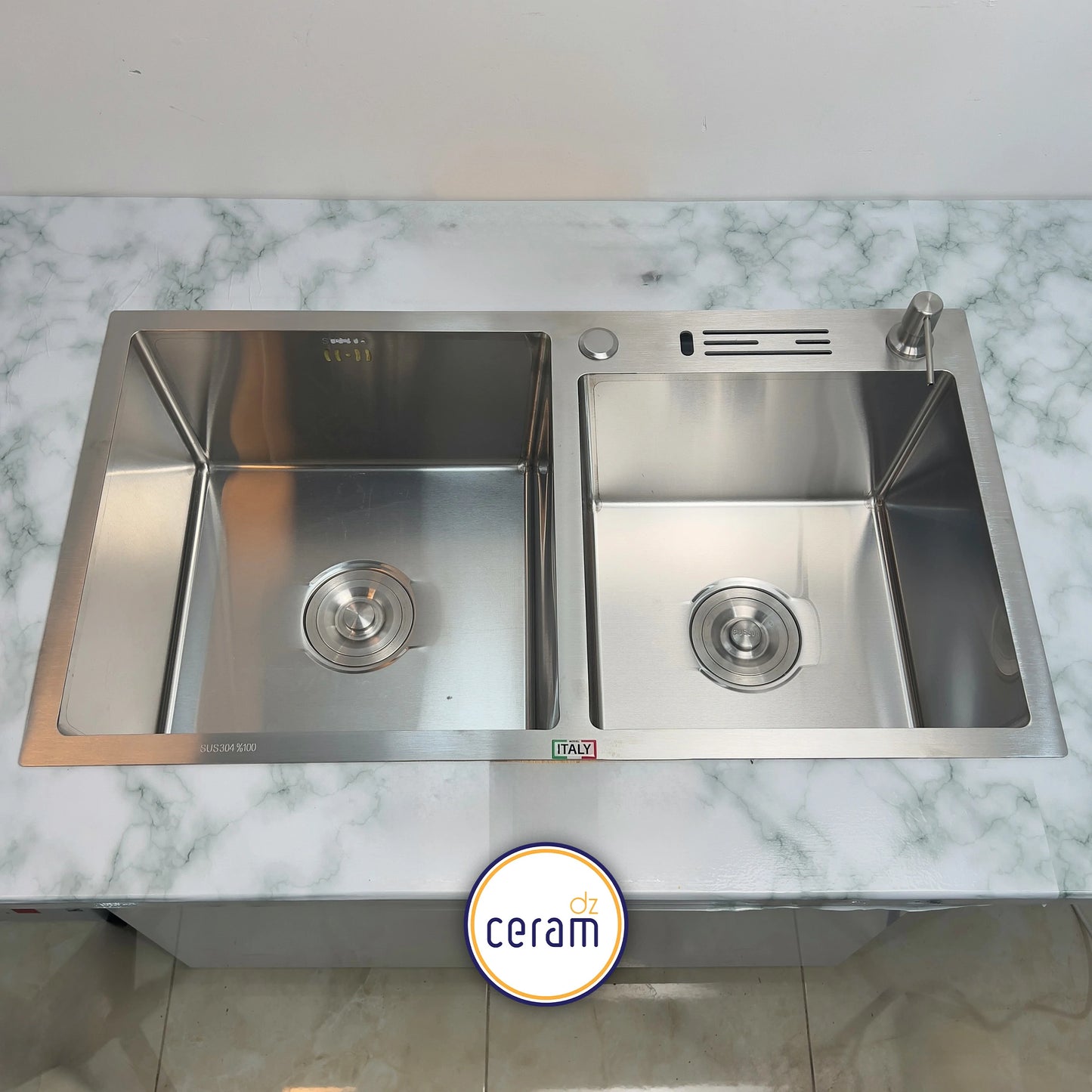 Mécanisme Cuivre --SWISS INOX -- 82x45 Chromer
