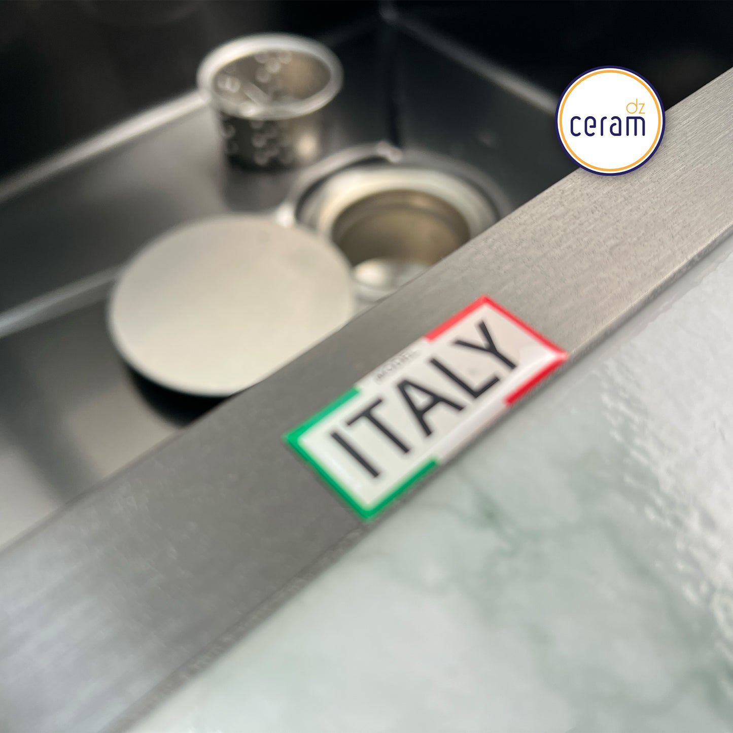 EVIER SWISS INOX 304 100% P75 NOIR