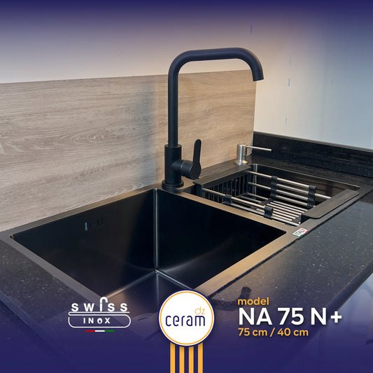 EVIER SWISS INOX 304 75 NANO N+