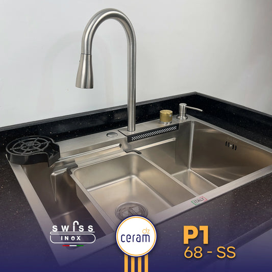 Evier Swiss Inox 68/46