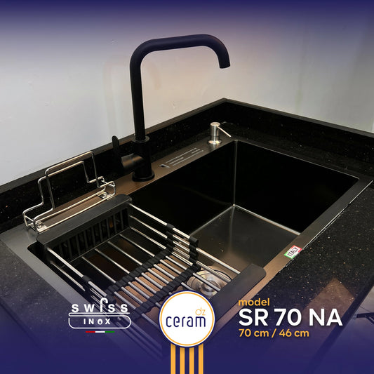 EVIER SWISS INOX SR 70 N+ nano