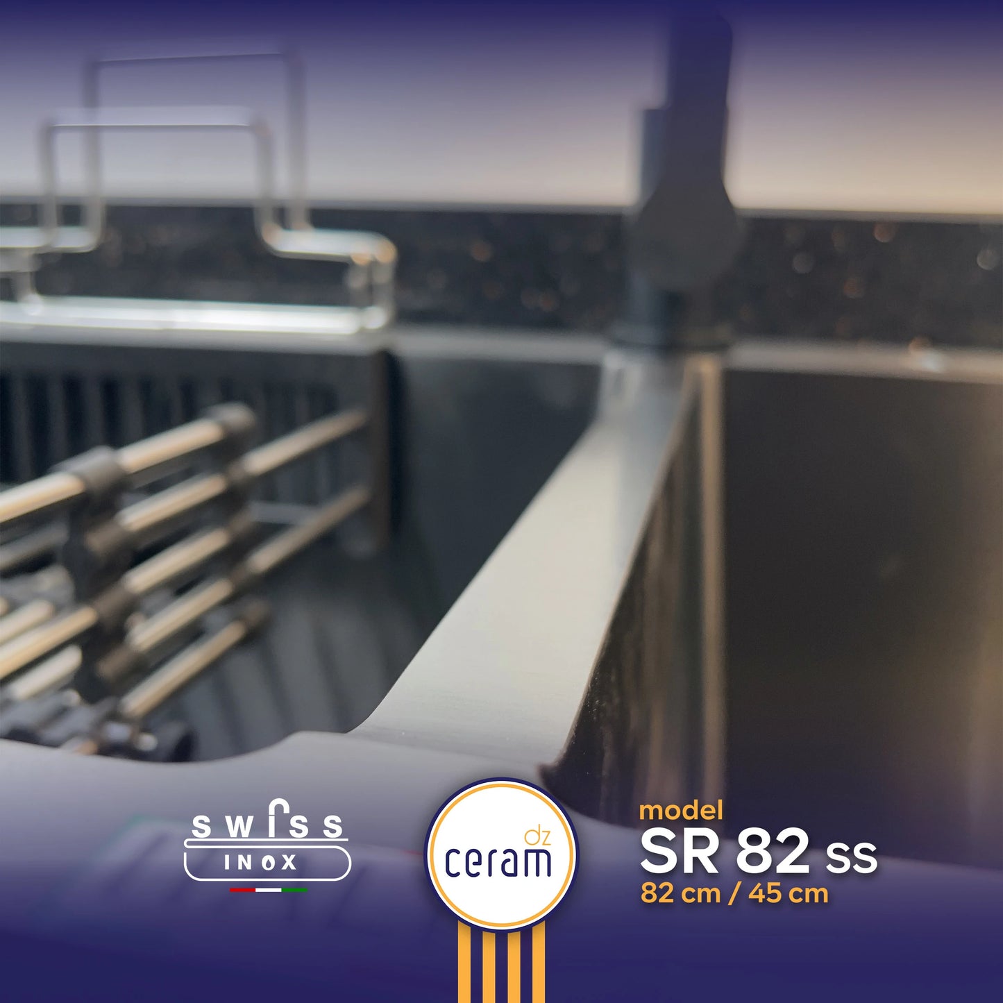 EVIER SWISS INOX 304SR N+