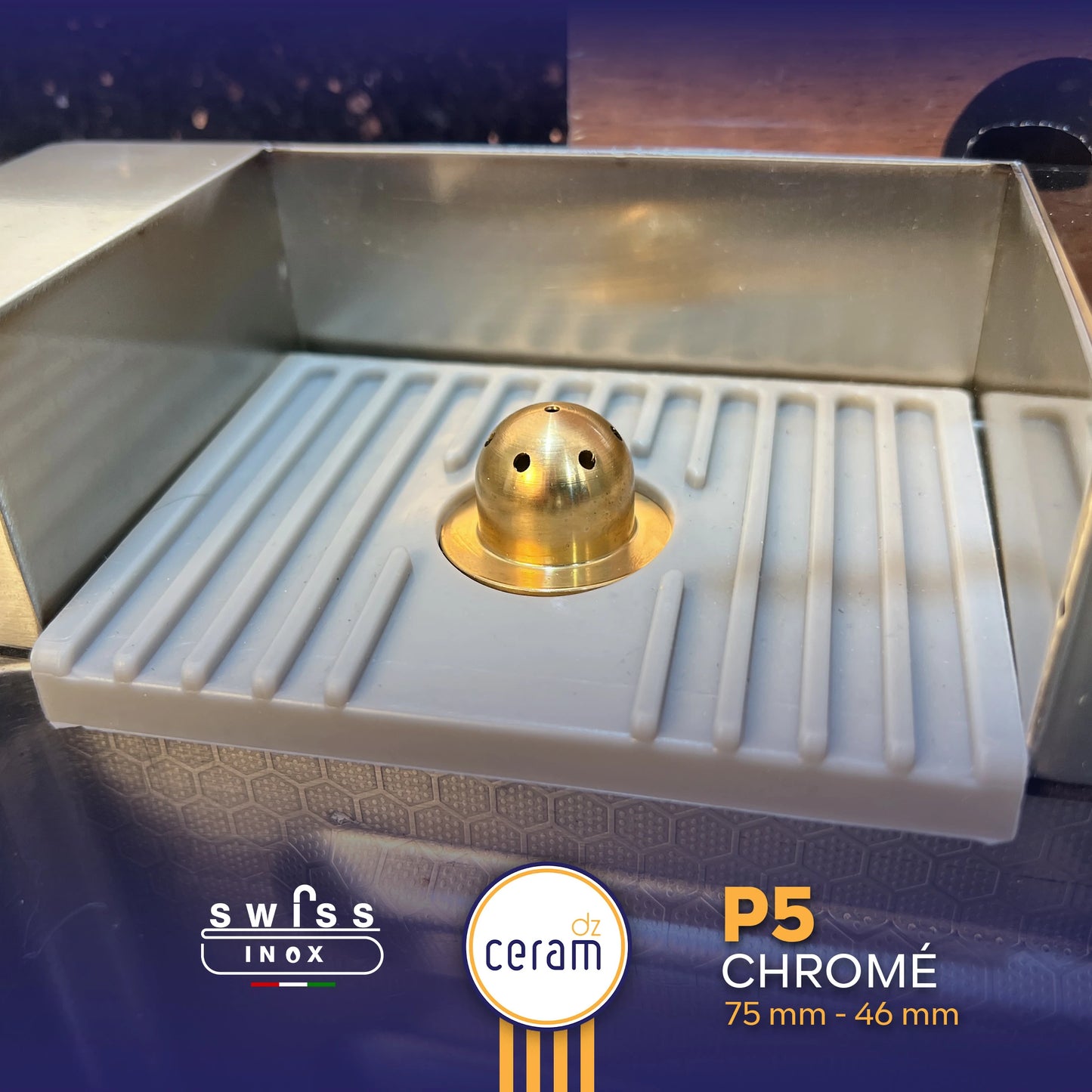 EVIER PIANO  5 BOUTTONS  Swiss Inox