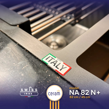 EVIER SWISS INOX NANO 82x45 NOIR
