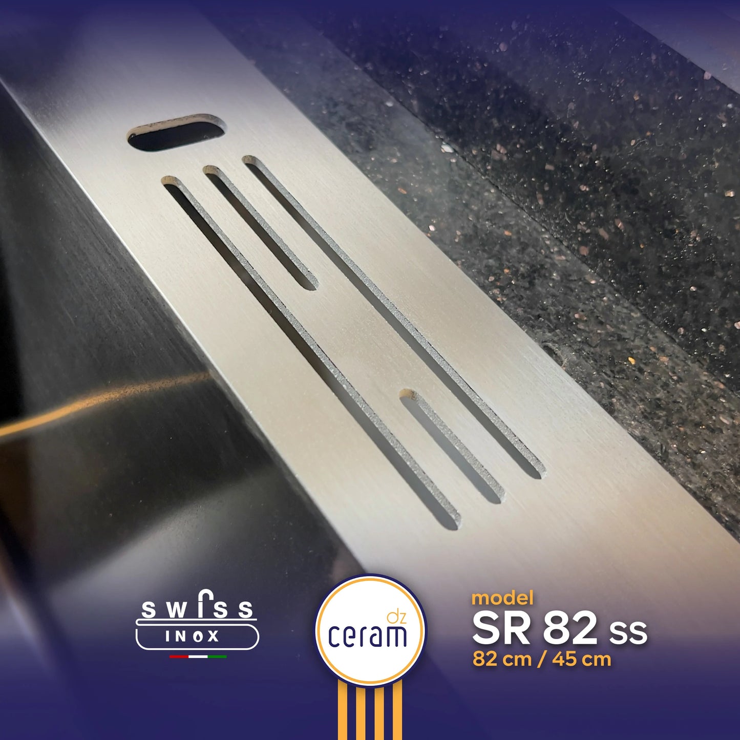 EVIER SWISS INOX 304SR N+