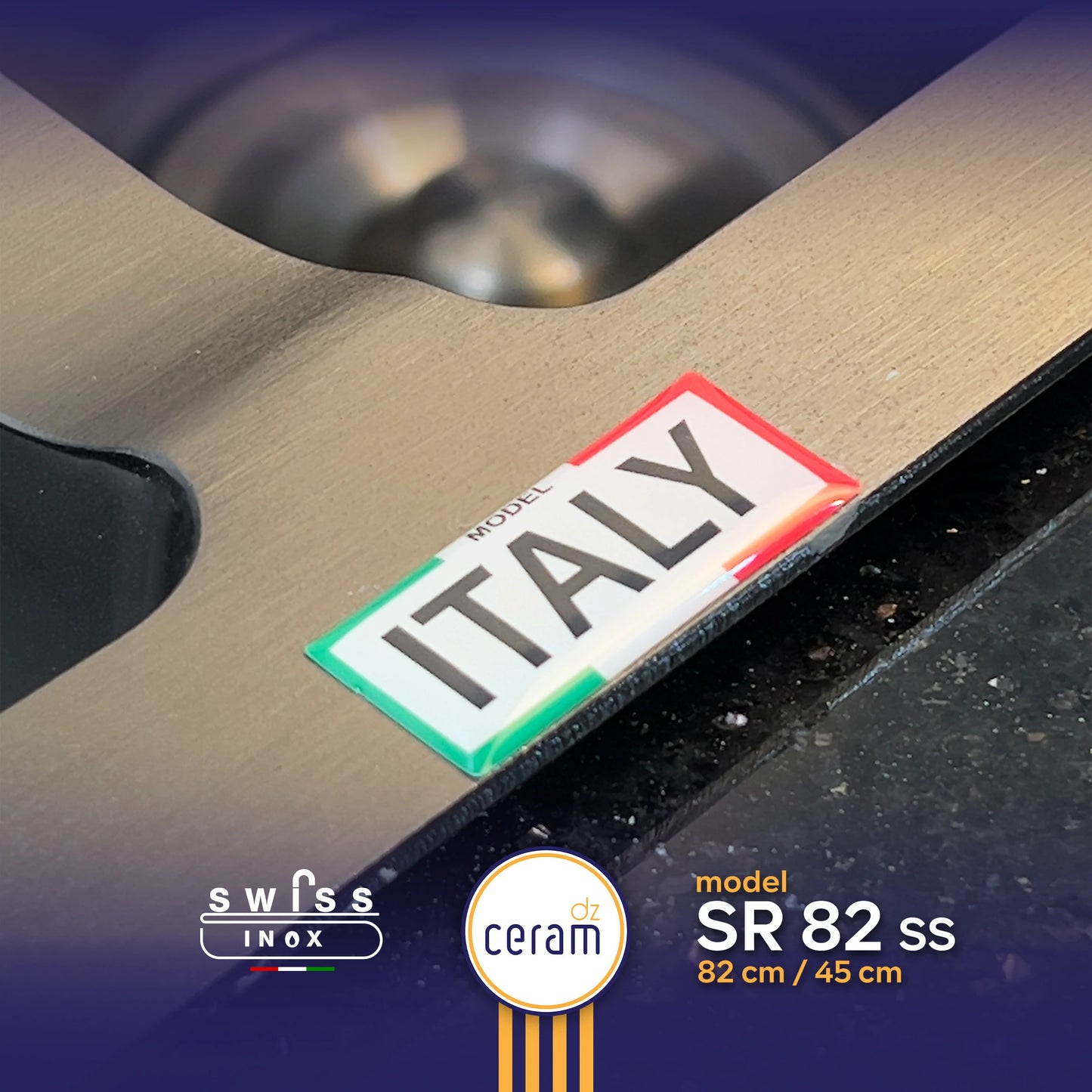 EVIER SWISS INOX 304SR N+