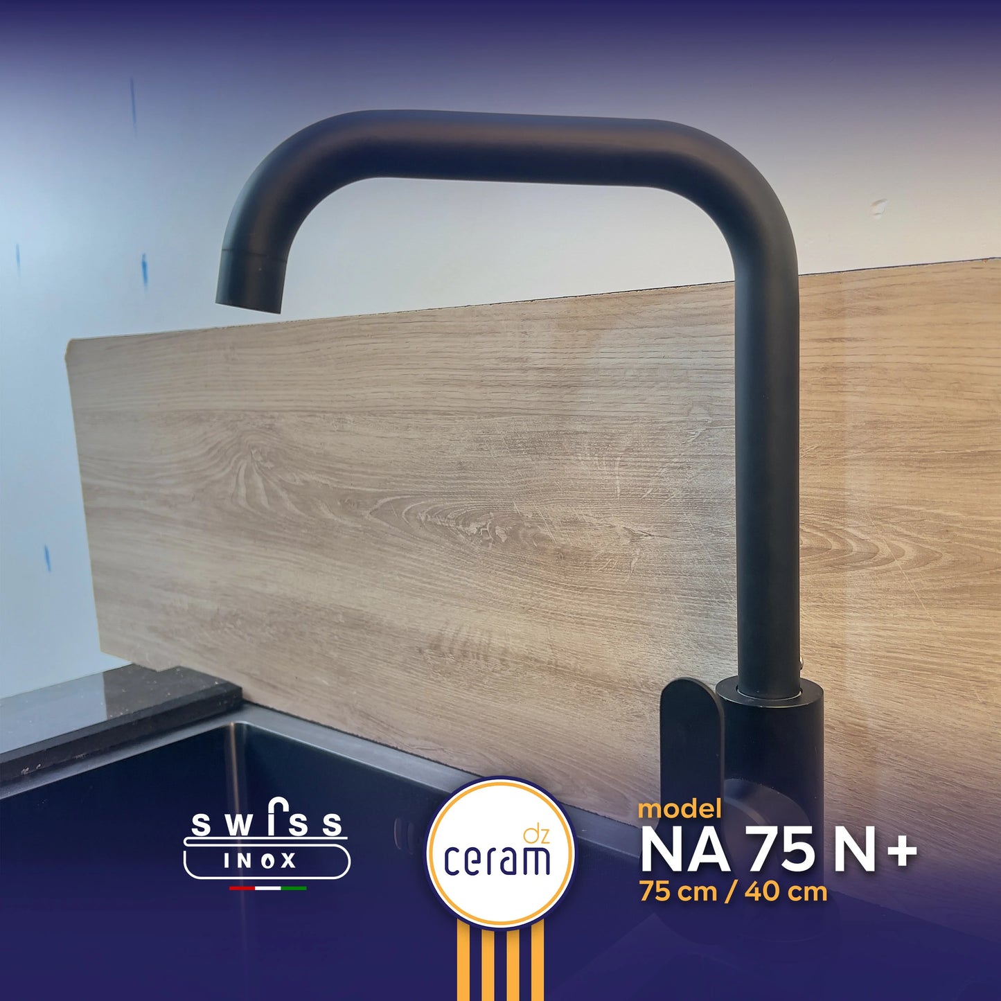 EVIER SWISS INOX 304 75 NANO N+