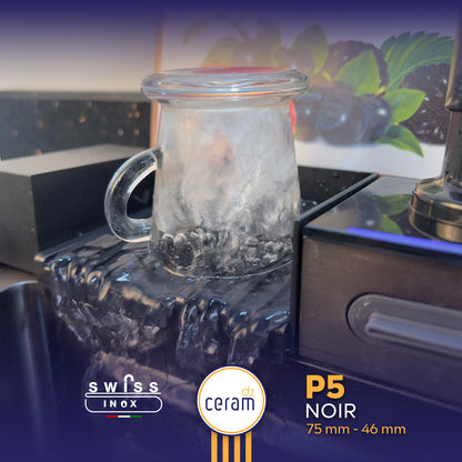 Evier piano 5 boutons swiss inox حوض مطبخ بيانو بخمسة مقابض