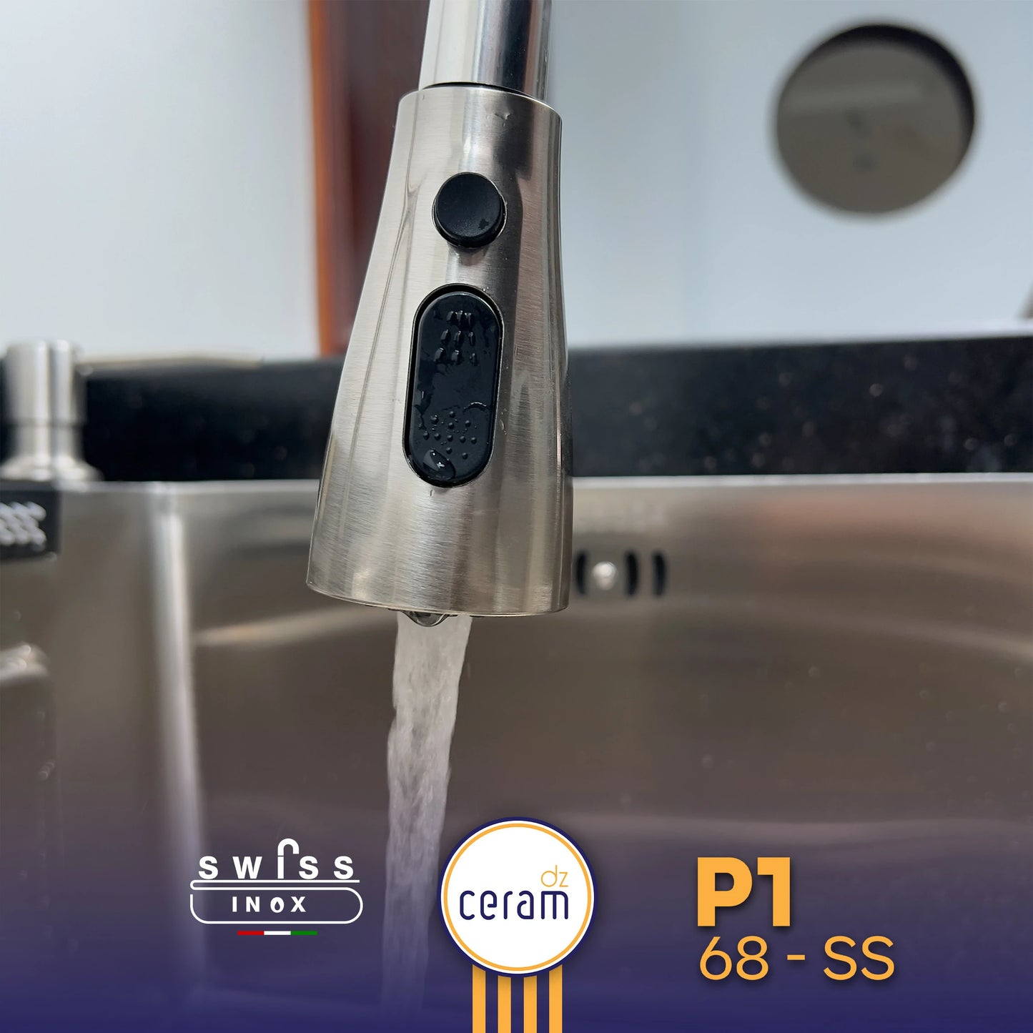 EVIER SWISS INOX P1 68 SS