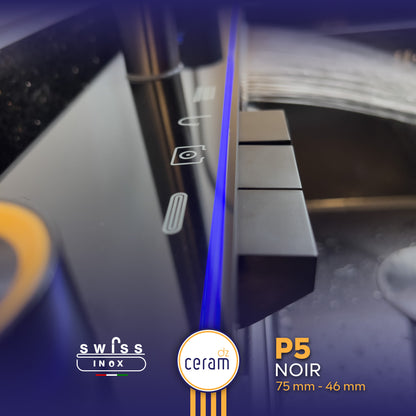 Evier piano 5 boutons swiss inox حوض مطبخ بيانو بخمسة مقابض