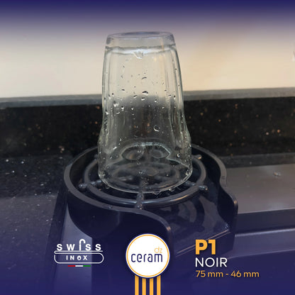 EVIER SWISS INOX P1 NOIR INOX 304 NANO