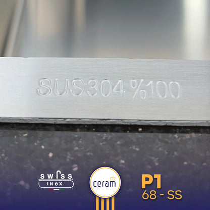 Evier Swiss Inox 68/46