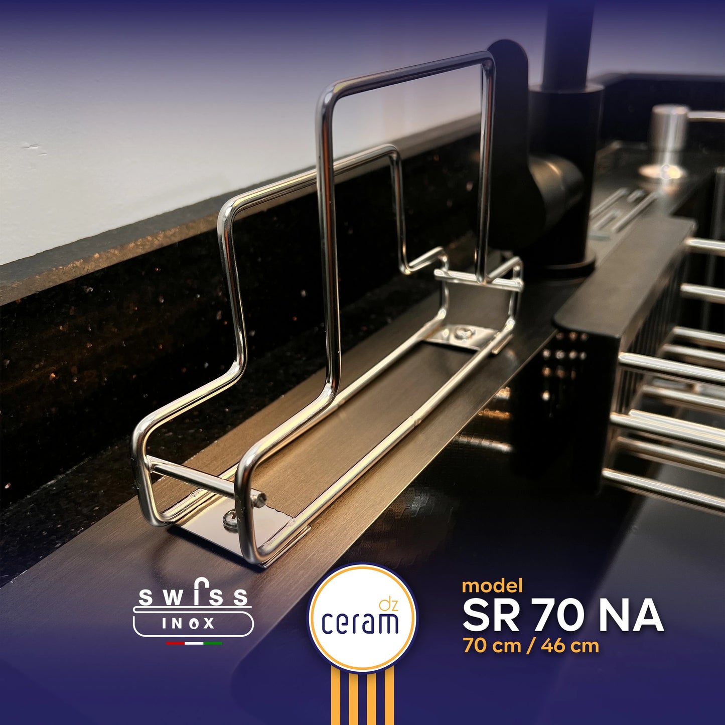 EVIER SWISS INOX SR 70 N+ nano