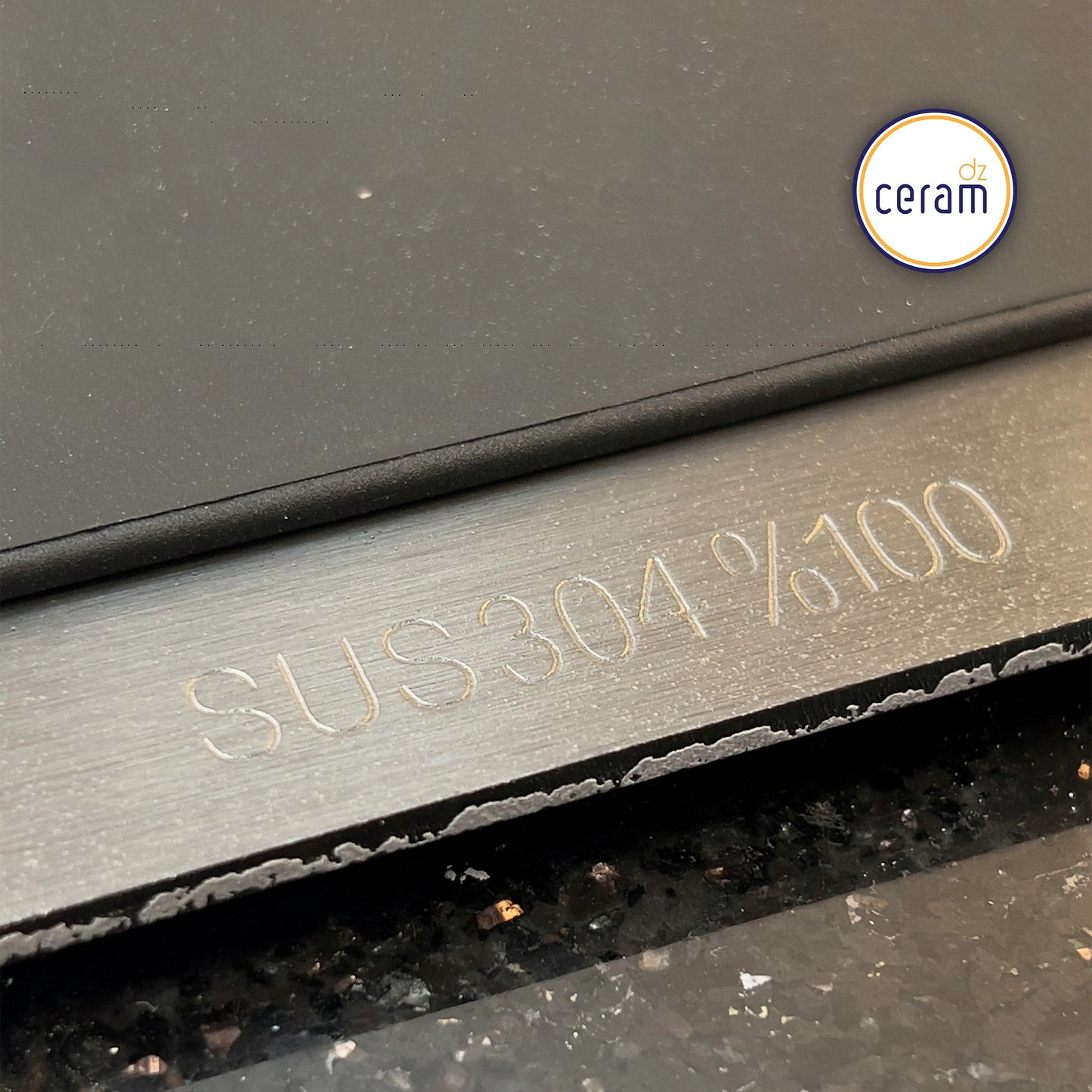 Mécanisme Cuivre --SWISS INOX -- 82x45ِ cm NANO NOIR