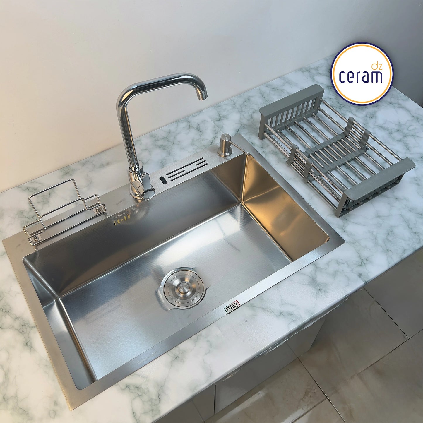 Mécanisme Cuivre --SWISS INOX -- 70x46 cm Chromer NANO