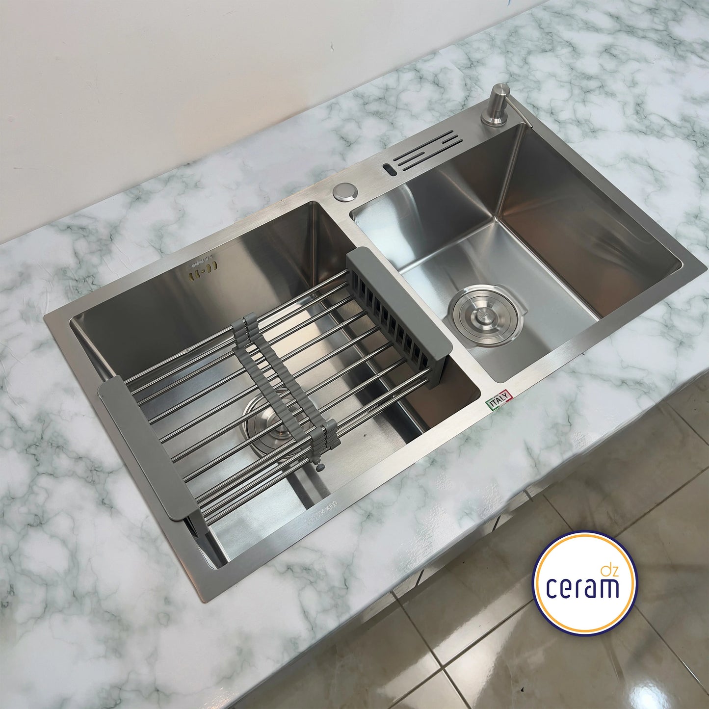 Mécanisme Cuivre --SWISS INOX -- 82x45 Chromer