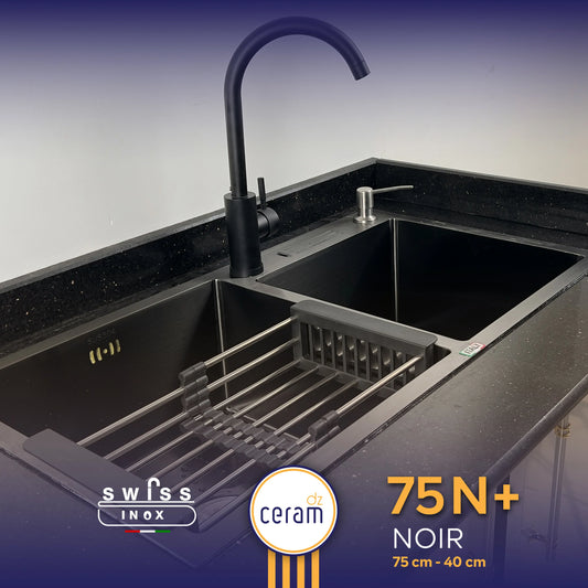 EVIER SWISS INOX 75N+