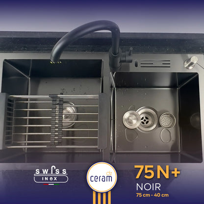 EVIER SWISS INOX 75N+