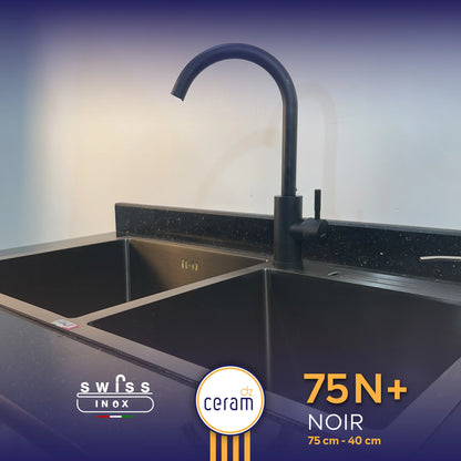 EVIER SWISS INOX 75N+