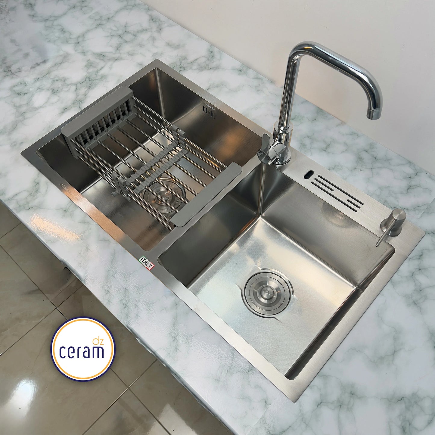 Mécanisme Cuivre --SWISS INOX -- 82x45 Chromer