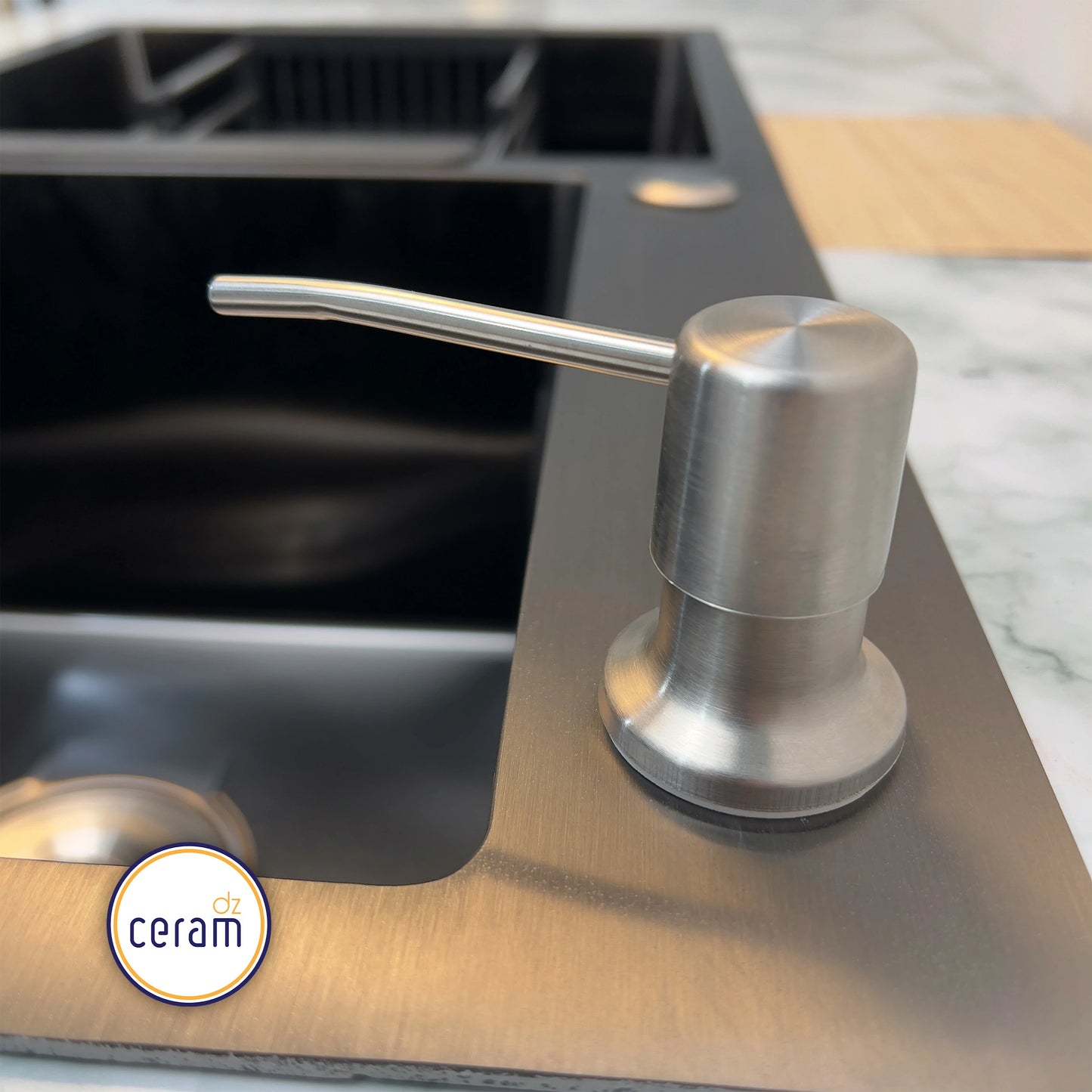 Mécanisme Cuivre --SWISS INOX -- 82x45cm NOIRE