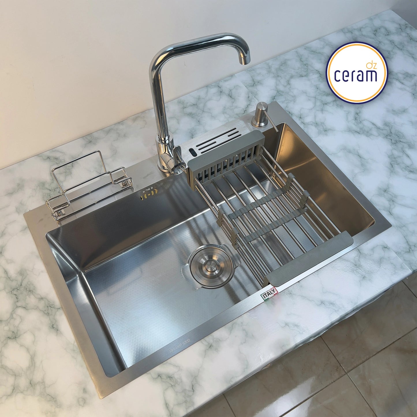 Mécanisme Cuivre --SWISS INOX -- 70x46 cm Chromer NANO