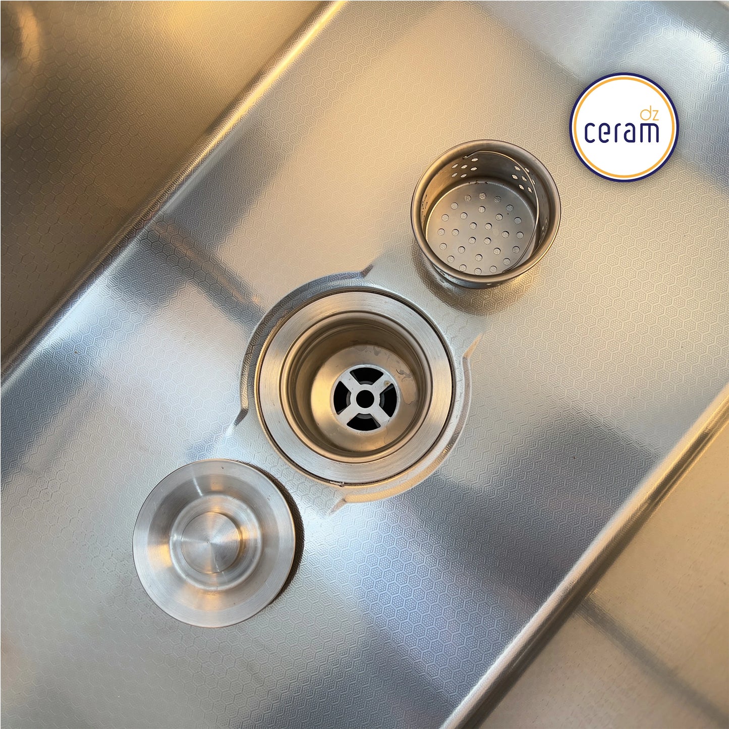 Mécanisme Cuivre --SWISS INOX -- 70x46 cm Chromer NANO