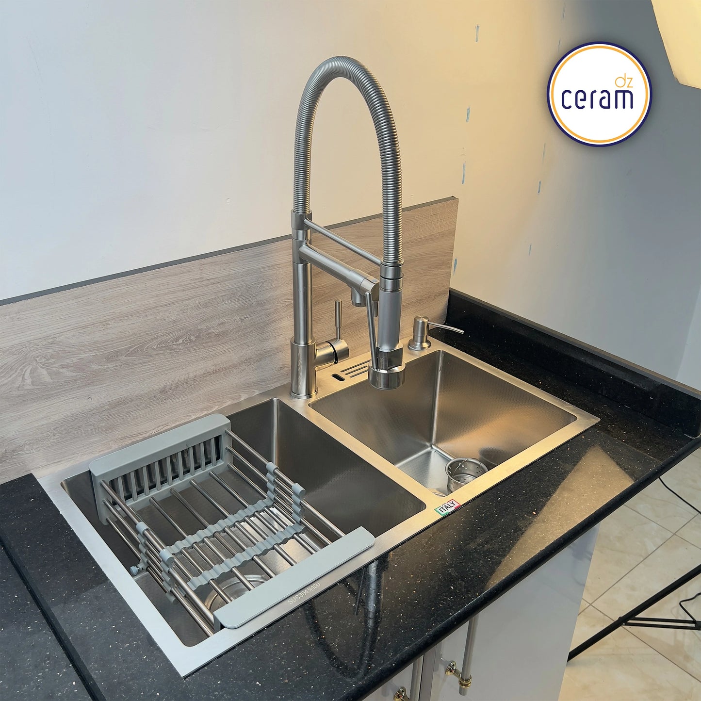 Mécanisme Cuivre --SWISS INOX -- 75x40 cm Chromé