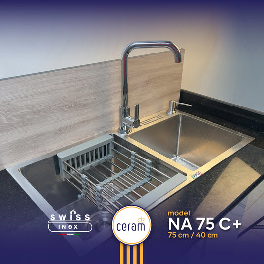 EVIER SWISS INOX na 75 C+ NANO