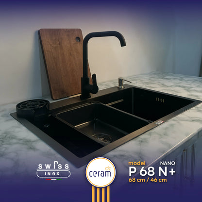 EVIER SWISS INOX P68 NANO