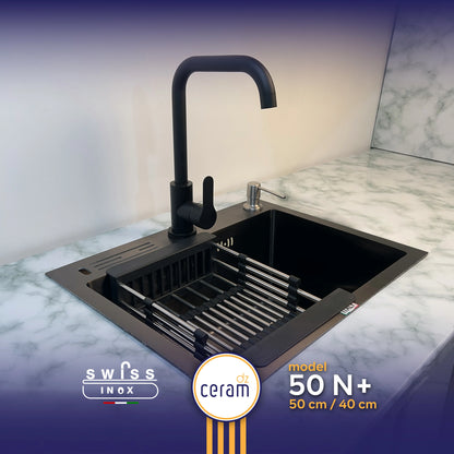 EVIER SWISS INOX 304 50 N+ NANO