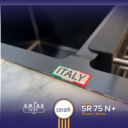 EVIER SWISS INOX SR 75 N+