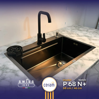 EVIER SWISS INOX P68 NANO