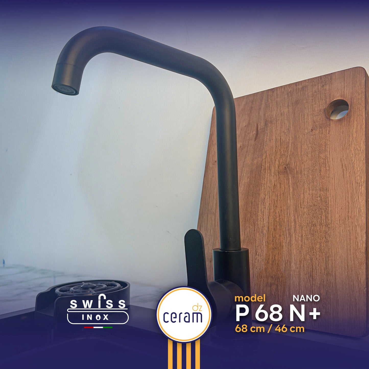 EVIER SWISS INOX P68 NANO