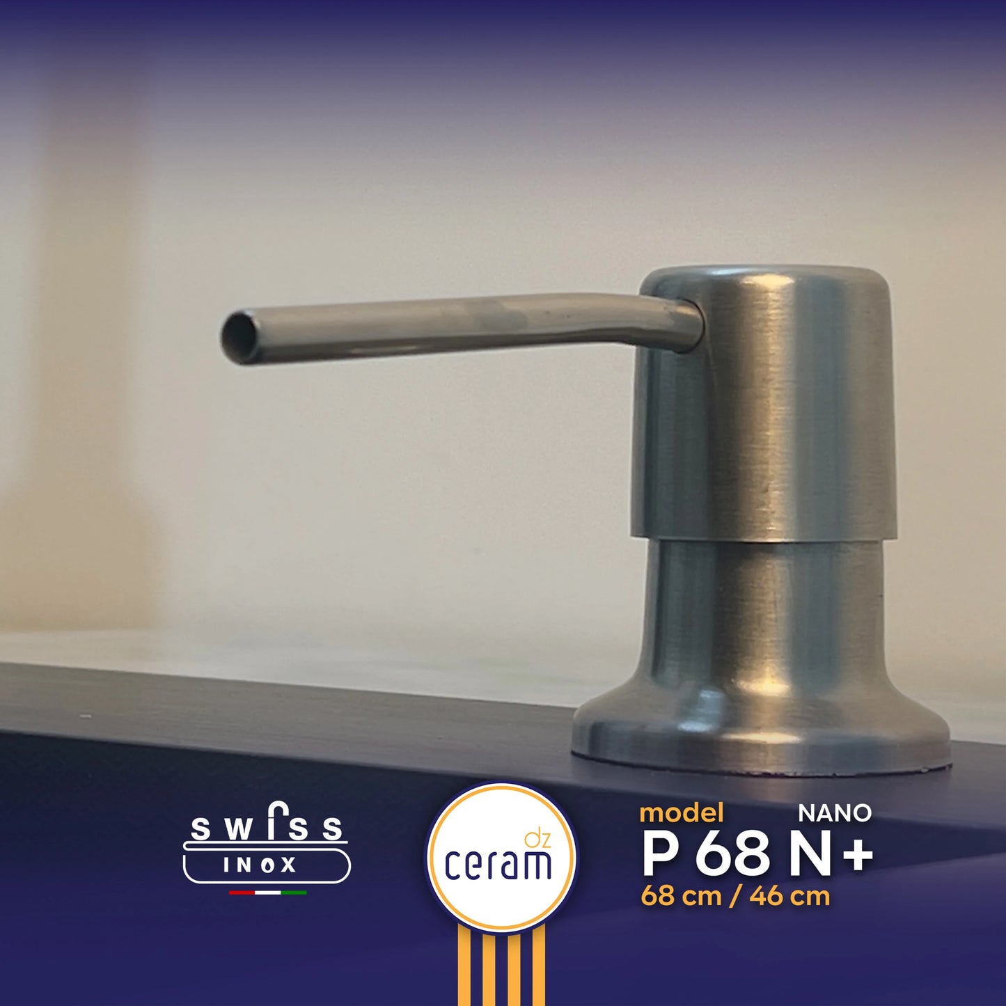 EVIER SWISS INOX P68 NANO