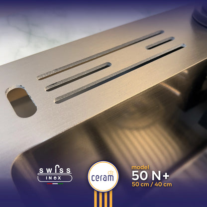 EVIER SWISS INOX 304 50 N+ NANO