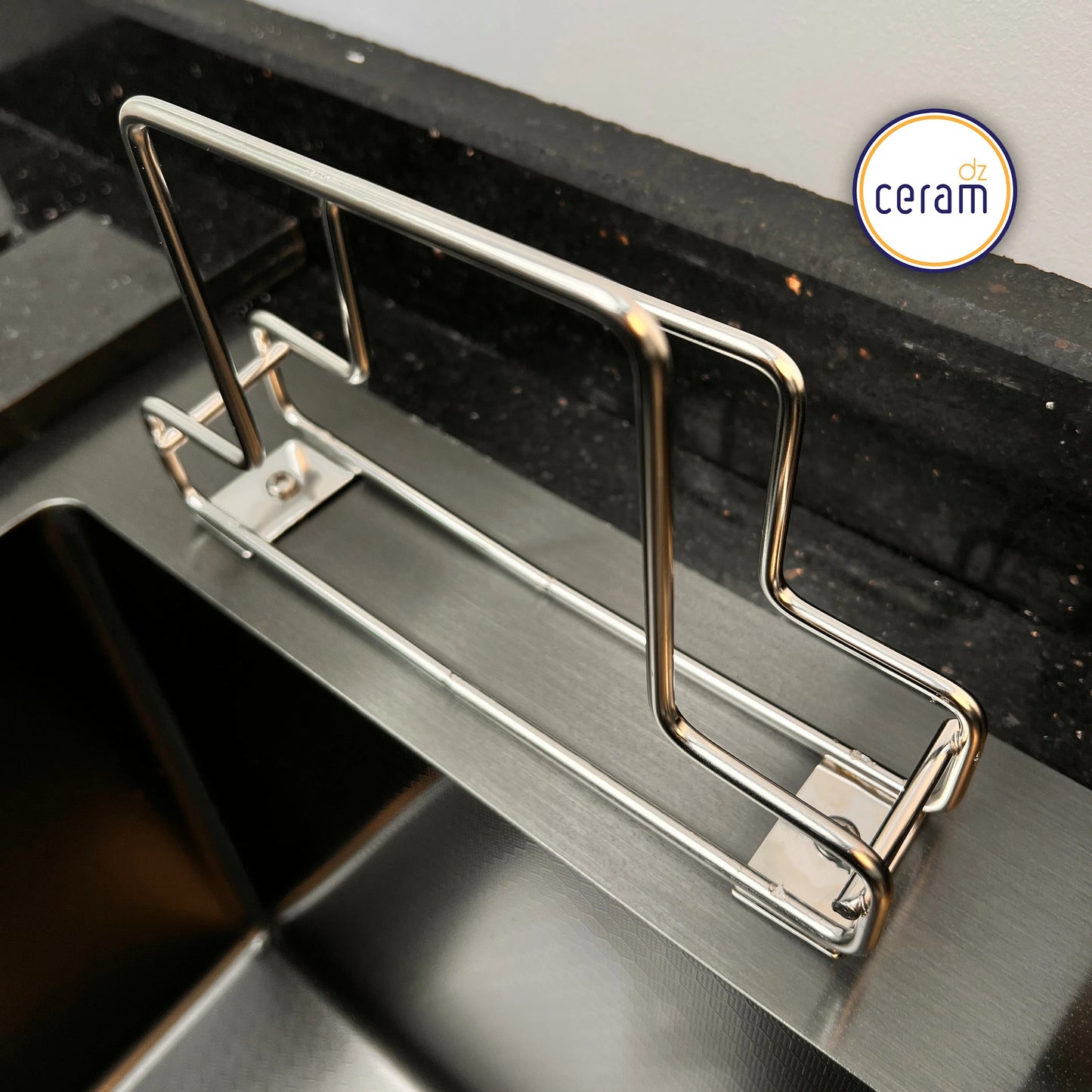 Mécanisme Cuivre --SWISS INOX -- 70x45 Noire NANO avec Porte Serviette
