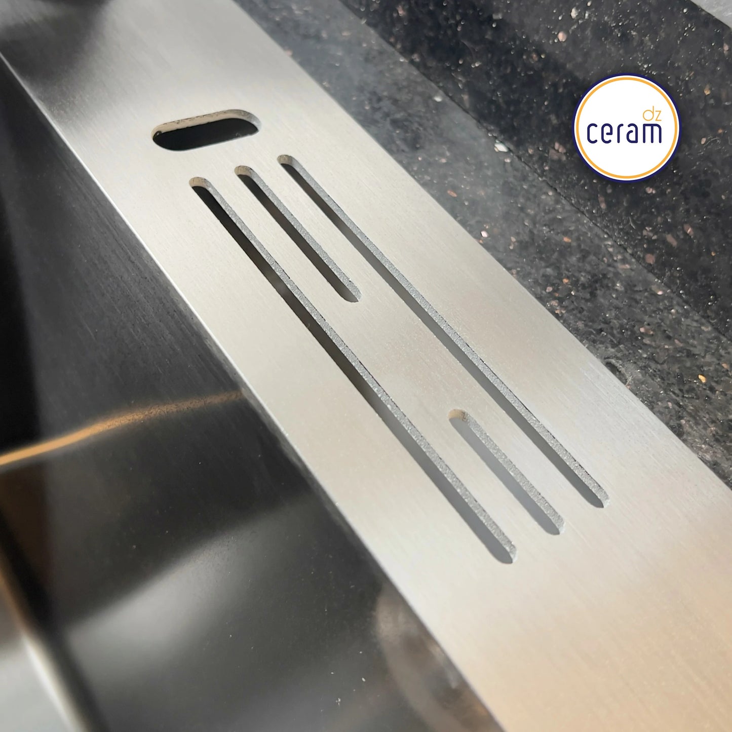 Mécanisme Cuivre --SWISS INOX -- 82x45ِ cm NANO NOIR