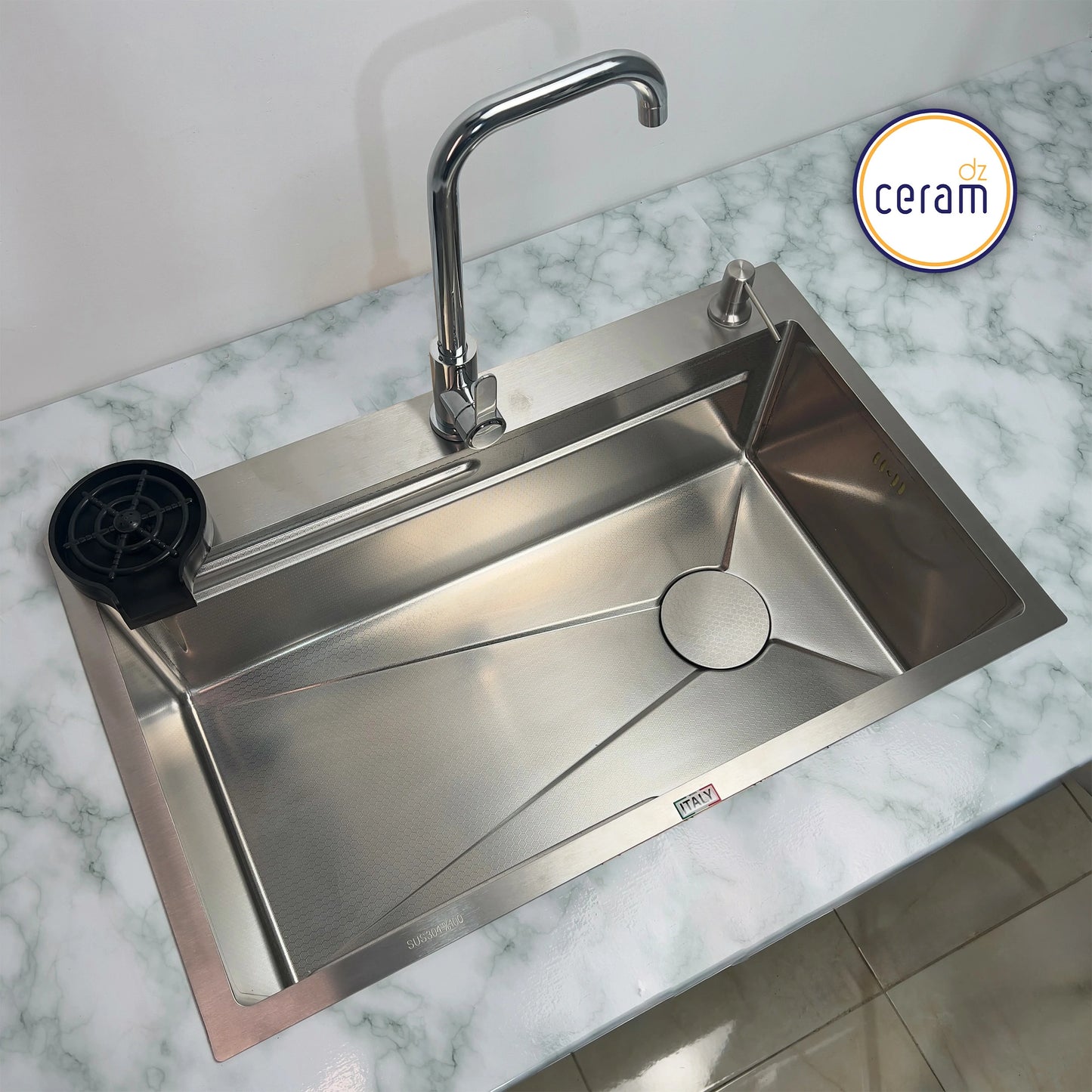Mécanisme Cuivre --SWISS INOX -- Piano 75x46cm Chromer - NANO